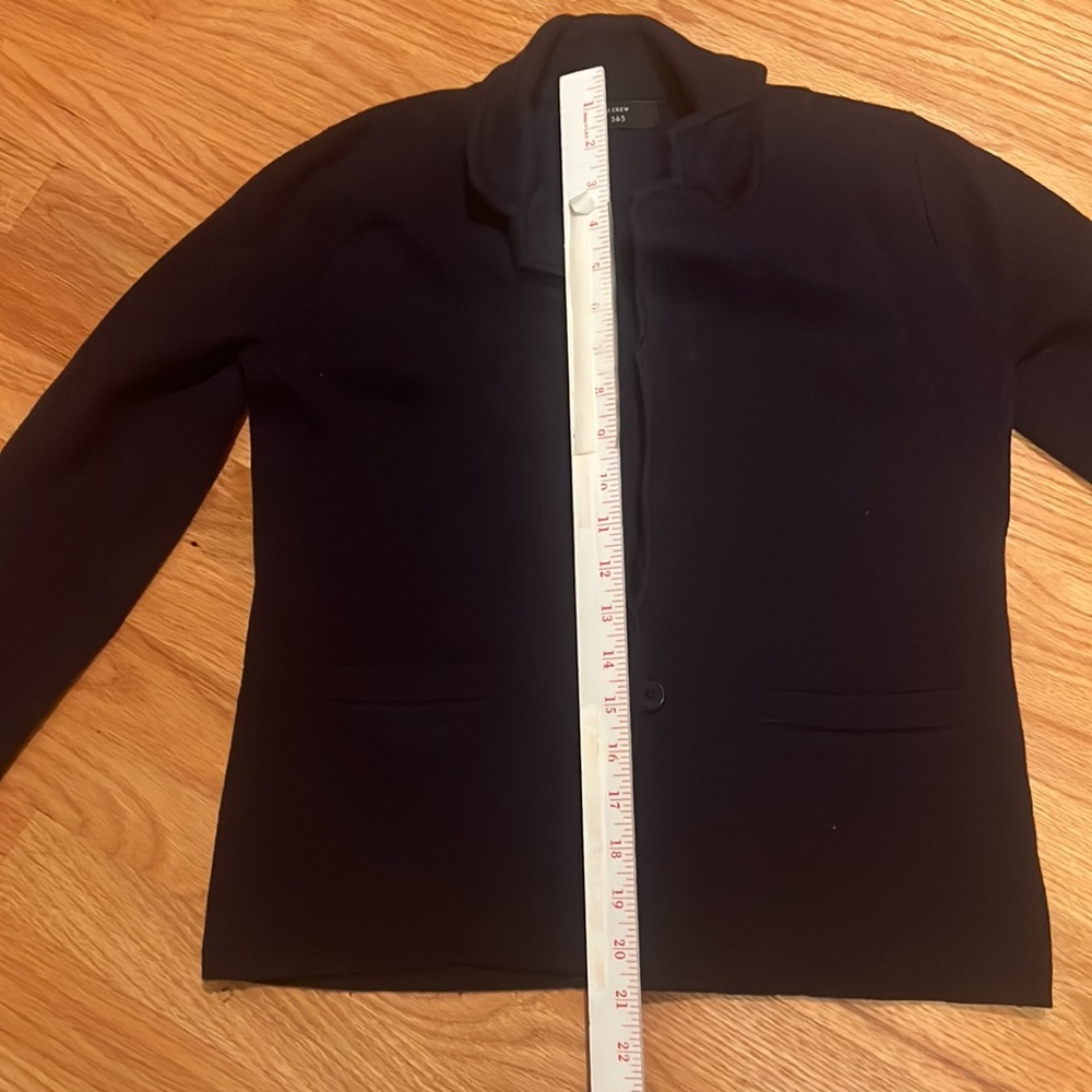 J Crew 365 Blue Button Blazer Jacket - Picture 6 of 7
